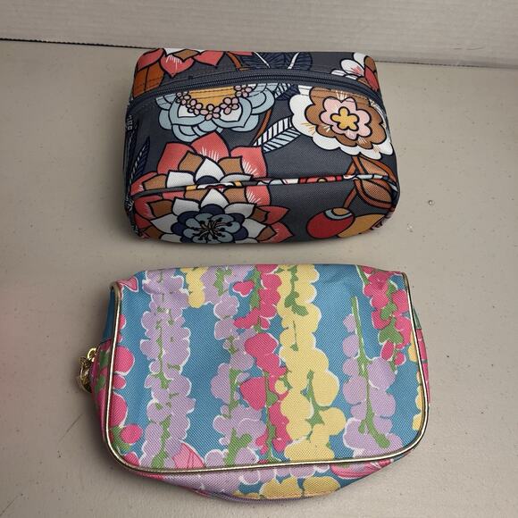 Vera Bradley Lilly Pulitzer Cosmetic Makeup Bag Lot Tropical Evening Floral NWOT - Picture 6 of 16